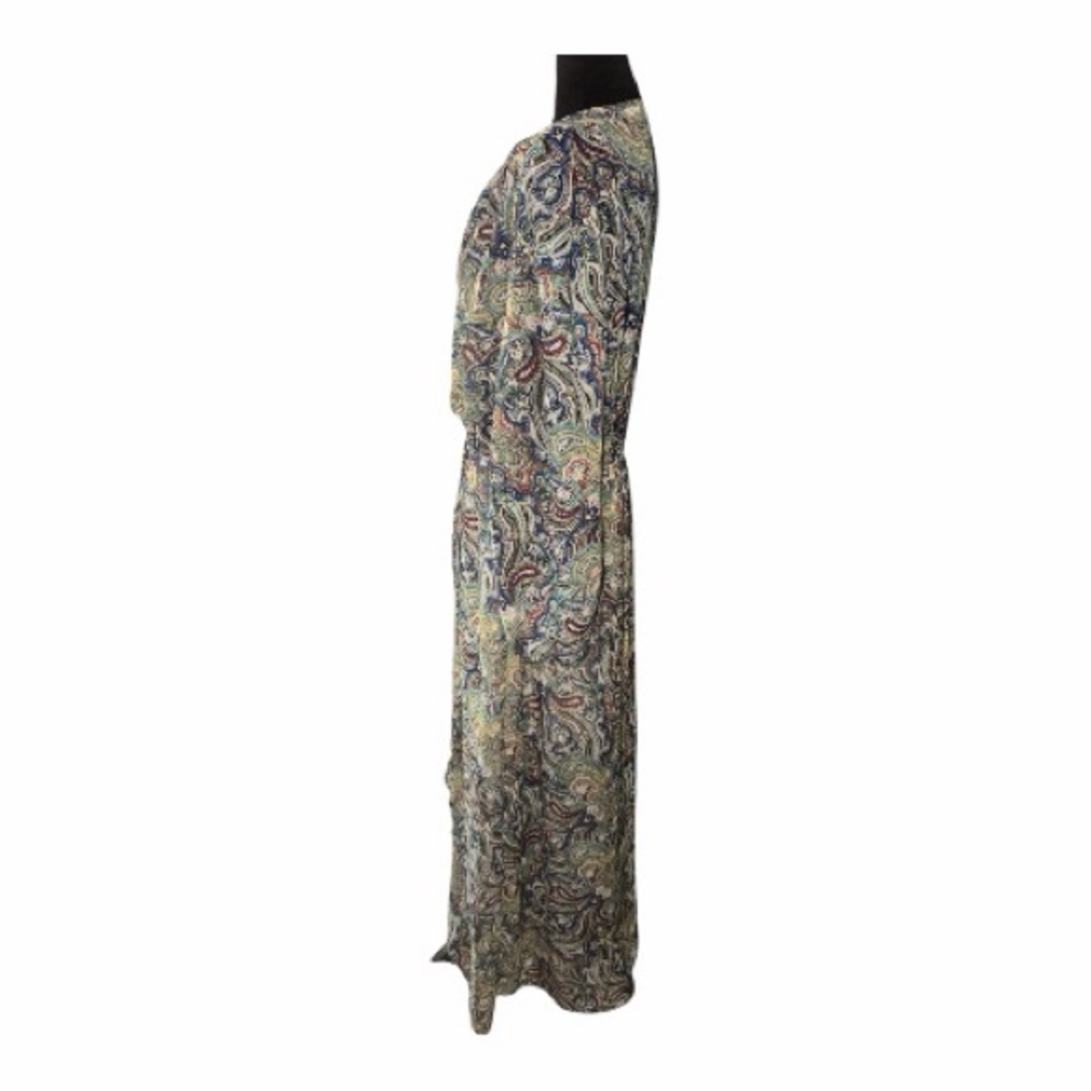 Liberty Love Paisley V-Neck Long Sleeve Maxi Dress - Multi Women’s Size XL - Picture 4 of 4